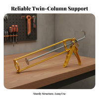 Manual Caulking Labor-Saving Silicone Sealant Hand Tool High Thrust Ratio Long-Lasting for Handymen, Window Sealing, Bathroom