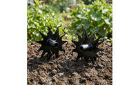 Soil Loosening Wheels Thickened Tilling Attachment Wheels Multi-Pronged Soil Loosener for Gardeners, Small Farms, Flower Beds