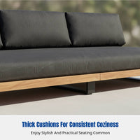 Outdoor Sofa, Waterproof Sun-Resistant Patio Couch, Designer Villa Terrace Furniture