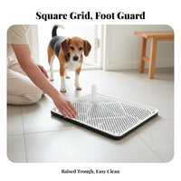 Indoor Dog Potty Easy to Clean Dog Potty Tray Puppy Pee Tray Portable Pet Supplies High Load Capacity for Small Dogs, Balcony