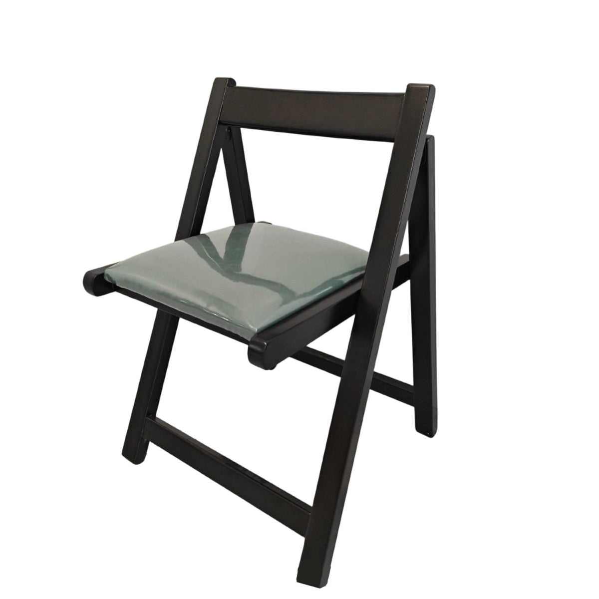 No-Assembly Folding Wooden Chair Space-Saving Wood Folding Chair Sturdy Furniture Minimalist for Entryway
