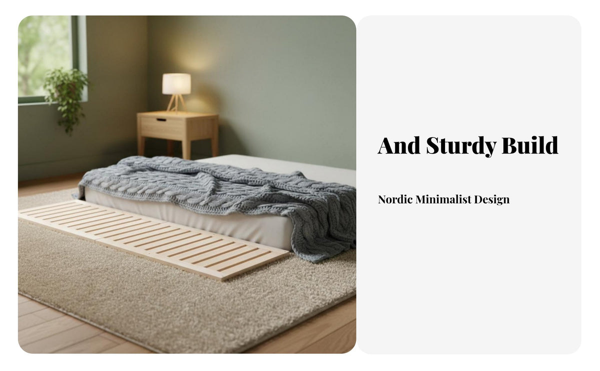 Wooden Bed Slats sturdy Wood Wooden Slat Frame Knot Mattress Support for Homeowners, DIY aficionados, Bedroom, Dormitory, Dorm Room
