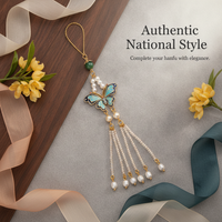 Chinese Style Tassel Brooch Pin for Cheongsam Hanfu