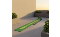 Roll-up Putting Mat with Return Track Clear Alignment Golf Putting Mat Easy to Store Portable for Beginners