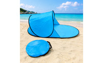 Spring  Beach Tent Instant Beach Tent with Carrying Pouch Automatic Spring  for Kids, Young Child, Park, Backyard