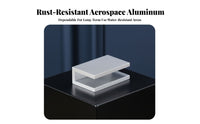 Adjustable Glass Clamp Rustresistant Rectangular Glass Clamp Easy Installation