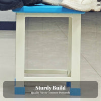High Load-Bearing Anti-Static Work Stool Wear-Resistant Workshop Sewing Stool Solid Structure Commercial Furniture Rounded Corners for Students, Workers, Technicians, Factory, Hospital, School, Laboratory
