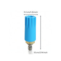360° Rotating Pressure Washer Nozzle Compact Rotary Spray Nozzle Long-Lasting Rustproof for Car Washing