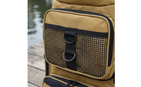 Zippered Pockets Fishing Tackle Backpack Large Capacity Multi-Compartment Tackle Backpack Padded Straps Equipment Carrier