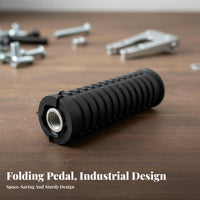 2 Pieces Electric Bike Passenger Foot Peg Space-Saving Universal Passenger Footrests Universal Scooter Footboard Sturdy-Duty