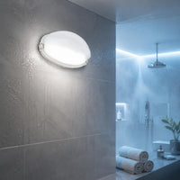 Waterproof Wall Light Heat Resistant Oval Wall Sconce for Bathroom, Balcony