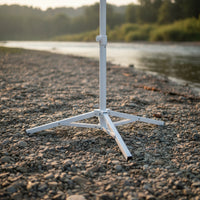 Compact Foldable Umbrella Base Space-Saving Foldable Umbrella Stand Sleek-Profile Long-Lasting for Anglers