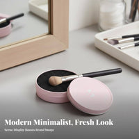 No Water Needed Makeup Brush Cleaning Box Waterless Dry Makeup Brush Cleaner Reusable for Travel, Dressing Table, Bathroom