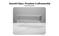 Detachable Design Acrylic Display Box High-Clarity Dustproof Model Case Easy Assembly Acrylic Bakery Display Case Included for Collectors, Hobbyists, Cafe Owners, C Display Ee Shop, Retail Shop, Exhibition