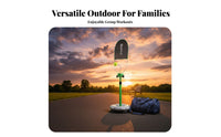Solo Pickleball Practice Device Portable Rotating Swing Indoor Outdoor Use Pickleball Practice Tool for Adults, Kids, Home, Backyard, Driveway