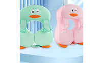 Non-Inflatable Underarm Buoyancy Aid Float Embroidered Penguin Swim Float Cartoon Eyes Padded Swim Buoyancy Aid Stabilizing Pads