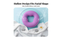 High Elasticity Silicone Face Pillow Soft and Comfortable U Shaped Face Pillow Easy to Clean for Office Workers, Beauty Salons, Spas, Travel