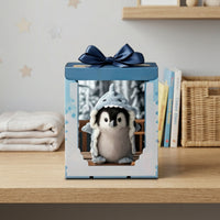 Penguin in Shark Costume Gift-Ready Penguin Stuffed Toy Collectible Cute for Children, Bedroom, Nursery