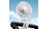 Baby Carriage Fan with Flexible Tripod 720-Degree Rotating for Bedside