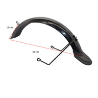 Extended Tail Design Full Coverage Mudguard Dirt Resistant Electric Bike Mudguard Long-Lasting