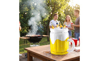 Beer Mug Cooler Fun Inflatable Beer Cooler Festive for Backyard BBQs, Beach Days