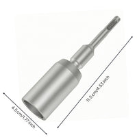 Demolition Tool Ground Rod Driver  All Metal Compatible Rotary Shank Attachment Heavy-Duty Rotary Tool Accessory for Professionals