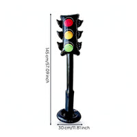 Freestanding Inflatable Traffic Light Lightweight Traffic Light Prop Leak-Resistant Inflatable Road Sign Colorful for Parties, Photo Backdrops