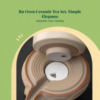 Ru Kiln Ceramic Teapot Automatic Gongfu Tea Set Mill Design