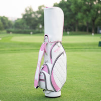 Golf Club Bag Waterproof Golf Stand Bag Leather for Golfers, Women, Practice Rounds