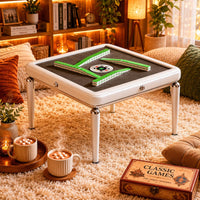 Low-Noise Automatic Mahjong Table Rounded Corners Ultra-Thin Mahjong Table Low-Noise Operation Recreation Furniture