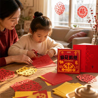 2026 Year of the Horse Chinese Paper-Cut Window Decals for Spring Festival Crafts