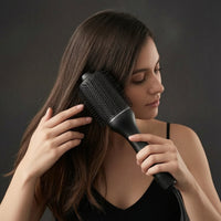 Hot Air Brush Fast-Dehydrating Blow Dryer Brush Straightening Dryer with Bristles for Home, Travel