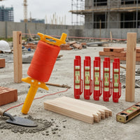 Bricklayer Line Kit High-Visibility Masonry Line Kit Knot-Resistant Tools for Masons, Builders, Bricklaying, Construction Sites, Gardens