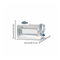 Sturdy Portable Water Container with Spigot Leak-Proof Car Water Storage Container Food Grade Material for Campers, Drivers, Road Trips