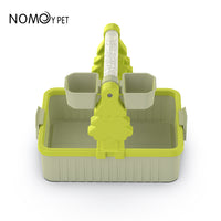 NOMOY PET Desktop Bird Stand with Waste Tray for Small and Medium Parrots