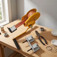 Wire Drawing Tool with Hand Crank Tabletop Benchtop Wire Drawing Tool Secure for Metalworking