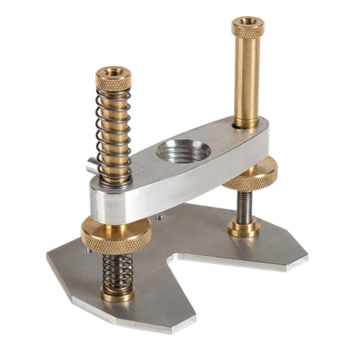 Inlay Carving Base Aluminum Alloy Guitar Inlay Jig Easy Install Fret Slotting Base for Luthiers, Workshop