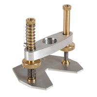 Inlay Carving Base Aluminum Alloy Guitar Inlay Jig Easy Install Fret Slotting Base for Luthiers, Workshop