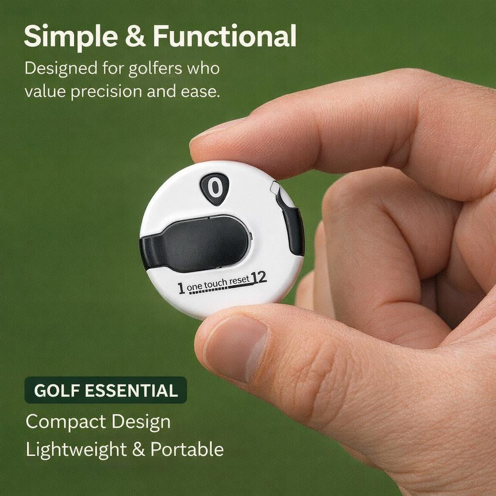 Golf Ball Marker Hat Clip for Golf, Golf Hat Clip with Ball Marker for Golf, Golf Score Counter Hat Clip, Golf Ball Marker Hat Clip Gift