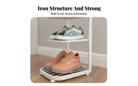 Space Saving Multi-Layer Shoe Rack Easy Assembly Multi-Tier Shoe Organizer Sturdy and Long-Lasting Stable Structure for Apartment Dwellers, Families, Students, Hallway, Closet, Bedroom, Dorm Room