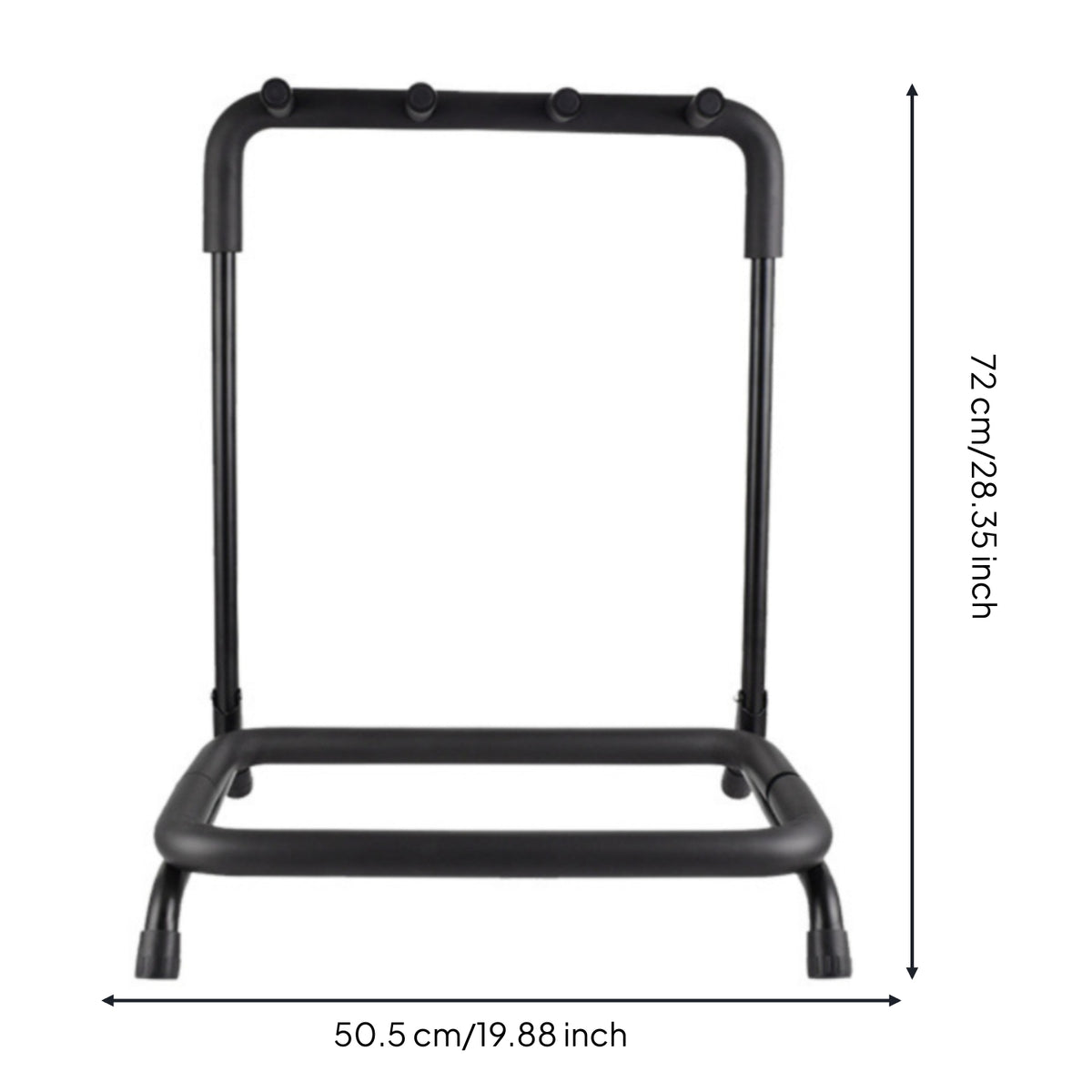 Foldable Guitar Display Stand Metal Guitar Stand Portable Holder Compact for Guitarists