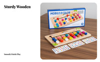 Early Learning Color Recognition Training Game Educational Inspired Sliding Reasoning Brainteaser Board Improves Hand-Eye Coordination