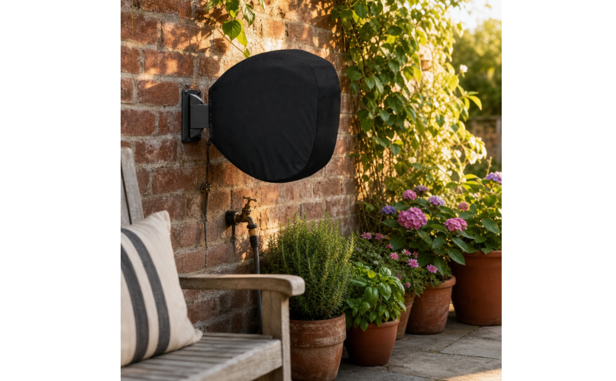 Wall-Attached Hose Reel Cover Waterproof Garden Hose Reel Cover Heavy Duty for Patio