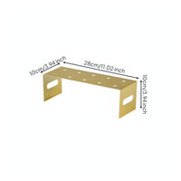 Multi-Tier Gold Dessert Display Rack Creative Shapes Metal Cupcake Stand Sturdy and Stable for Afternoon Tea, Buffet