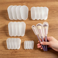 20 Pieces Makeup Brush Head Cover Multi Size Makeup Brush Protector Beauty Accessory EVA Frosted