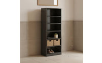Tall Multi-Tier Shelving Single Unit Adjustable Design Floor Standing Shelving Single Unit Accessible Shelf Storage Single Unit