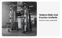 Complete Guided Machine Commercial-Grade All in Unified Guided Machine Heavy Duty Multifunctional Strength Training Station for Bodybuilders