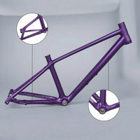 Trail-Ready Lightweight Metal Alloy Cycle Frame Stiff Hardtail Mountain Bike Frame XC Threaded for Riders, Custom Builds