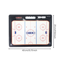 Rink Diagram Ice Hockey Coaching Board Built-in Handle Hockey Coaching Board Lined Notes Area Sports Equipment Handheld for Coaches, Game Planning