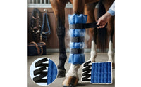 Equine Refrigerated Pack Boot Horse Leg Ice Boot Soft Flexible Horse Cold Compress Wrap After Exercise Exercise